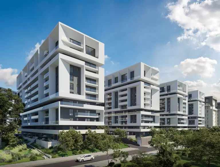 3 rooms apartments type B1 in Prima Vista