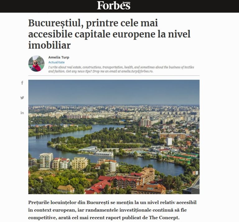 Bucureștiul, printre cele mai accesibile capitale europene la nivel imobiliar
